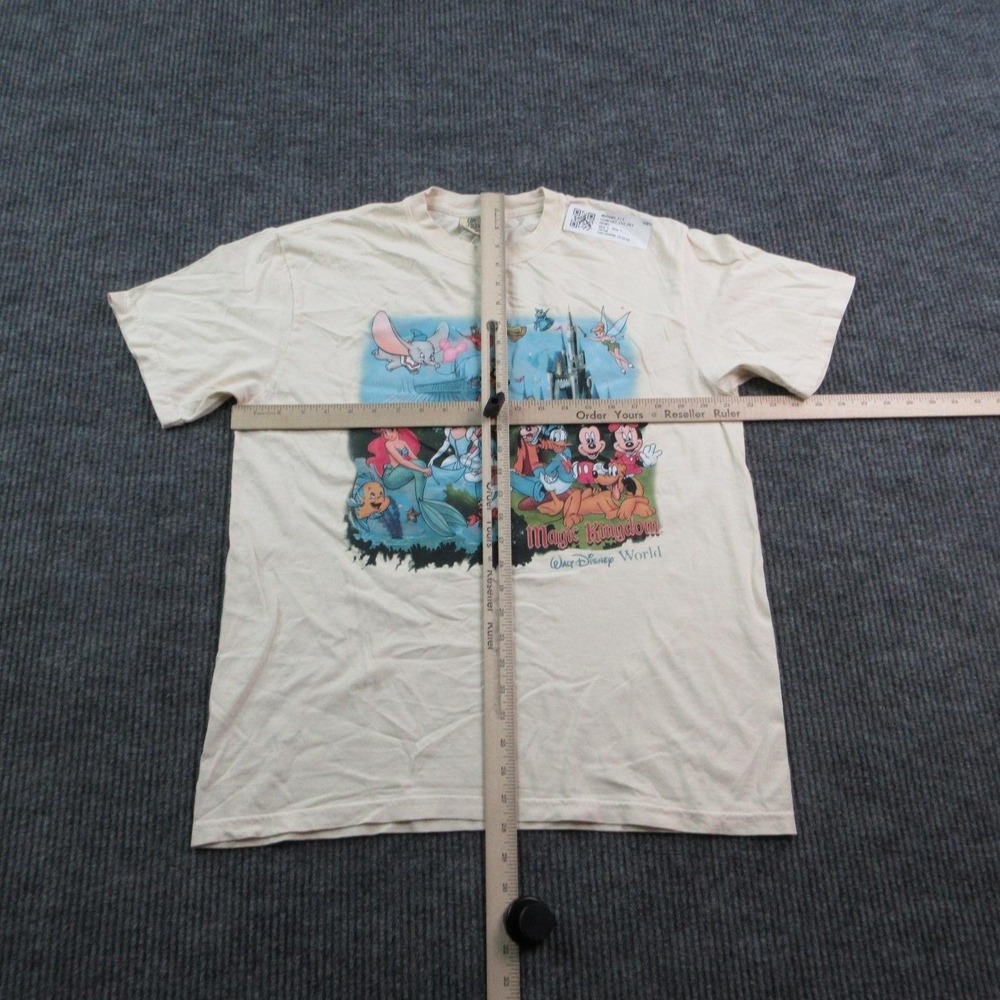 Magic Kingdom Shirt Mens L White Walt Disney World Comfort Colors Graphic Tee - Picture 3 of 9